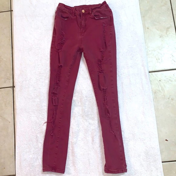 TIMEMEANS Mid Waisted, Skinny, Stretch, Jeans. - Picture 3 of 6